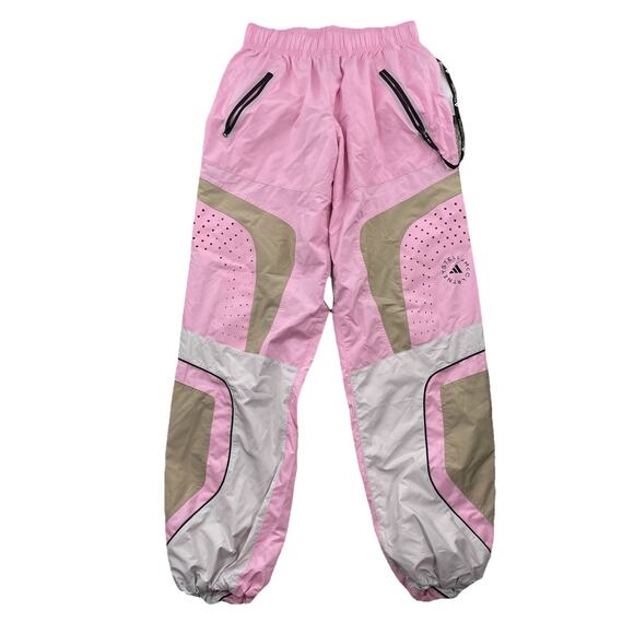 adidas by Stella McCartney Woven Track Pants Small Pink Women 32" Inseam 63-10 - Picture 1 of 8